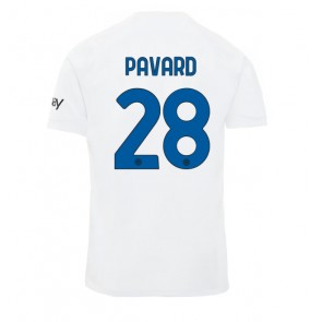 Inter Milan Benjamin Pavard #28 Venkovní Dres 2023-24 Krátký Rukáv